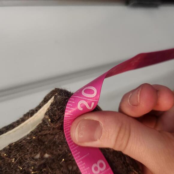 Eva Franco Elegant A-Line Wool Blend Knit Knee Length Dress - Size 12 - Picture 5 of 9